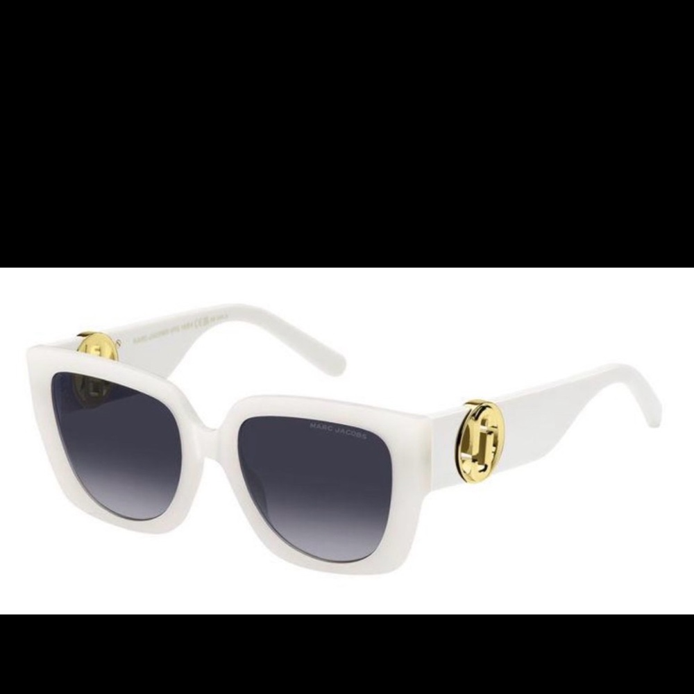 Marc Jacobs Black and Gold Women's Sunglasses